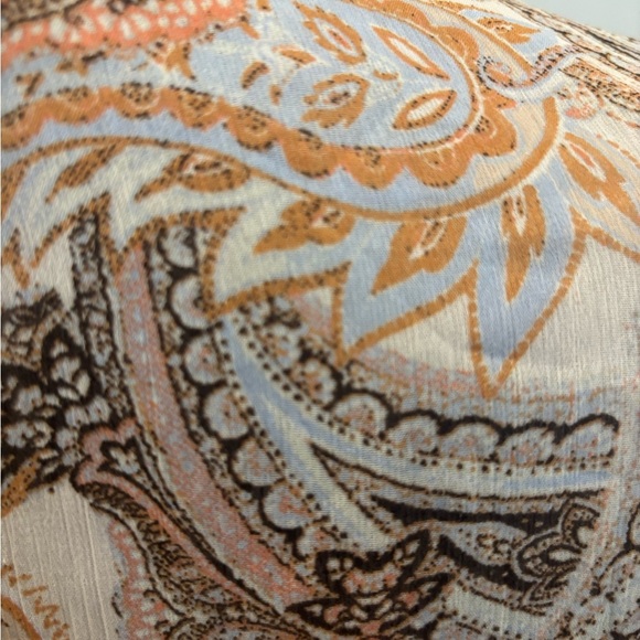 Jessica Simpson Harmony Tiered Ruffle Paisley High Low Maxi Dress Sz Sm - Picture 11 of 14